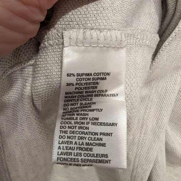 Tommy Bahama Men’s Golf Polo light gray embroidered supima cotton Shirt Size L - Picture 8 of 8